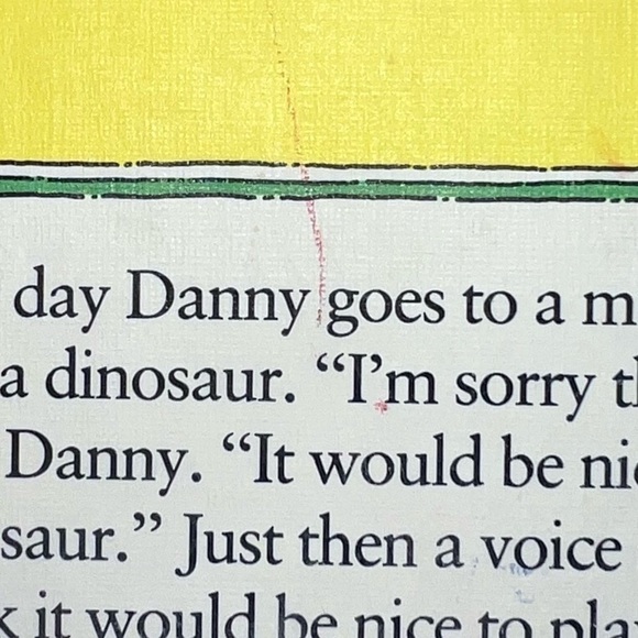 Weekly Reader Book Danny and the Dinosaur I‎ Can Read Hardcover EUC VTG Like New - Picture 8 of 8